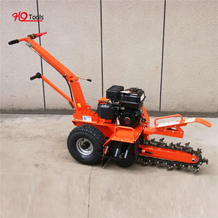 High Efficient Trencher Super Durable 7HP Gasoline 4.1KW Chainsaw Trencher Machine Digger Mini Trencher — image 4
