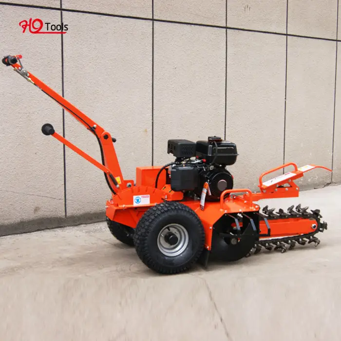 High Efficient Trencher Super Durable 7HP Gasoline 4.1KW Chainsaw Trencher Machine Digger Mini Trencher — image 6