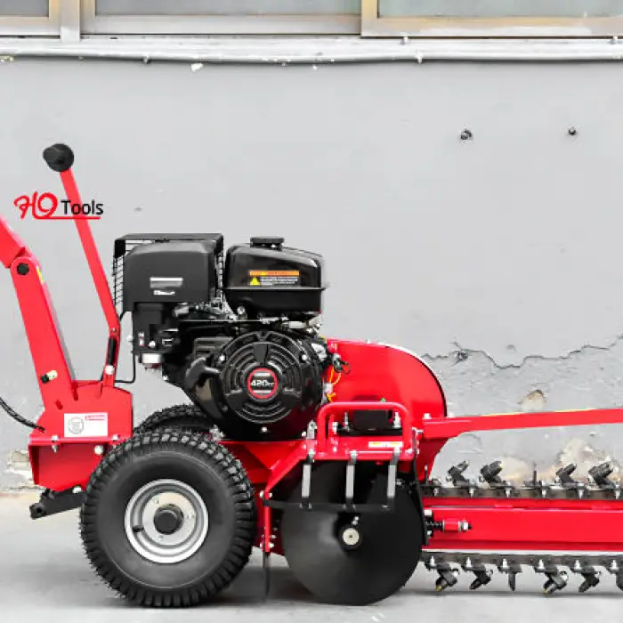 15hp Petrol Powered Construction High Performance Hand Mini Power Trencher — image 3