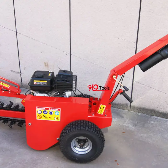 OEM/ODM 7HP Gasoline Engine Trencher Mini Trenchers Machine for Construction — image 5