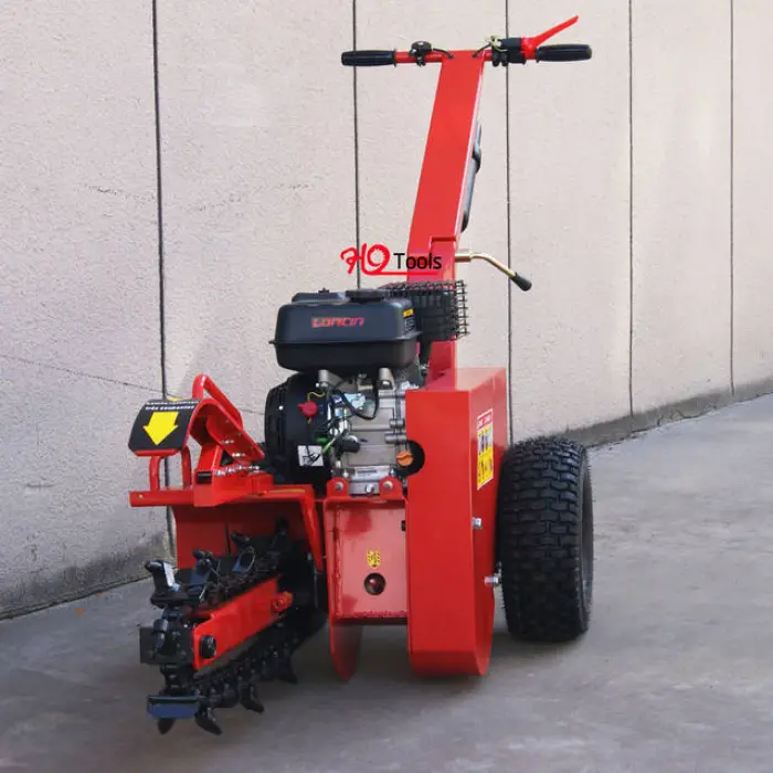 OEM/ODM 7HP Gasoline Engine Trencher Mini Trenchers Machine for Construction — image 7
