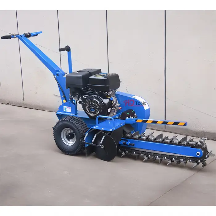 Hystrong 15HP Engine Powered Professional Handled Easy to Operate Cable Laying Small Mini Trencher Machine — image 3