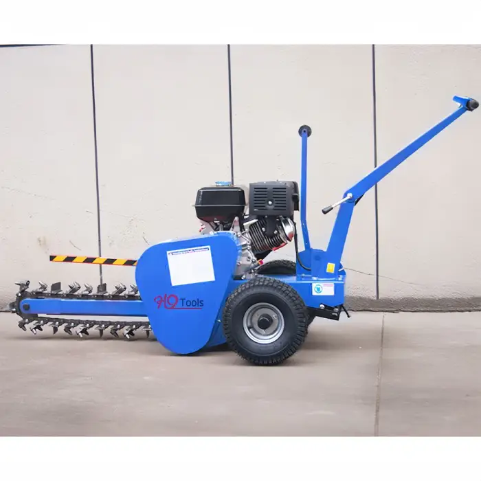 Hystrong 15HP Engine Powered Professional Handled Easy to Operate Cable Laying Small Mini Trencher Machine — image 4
