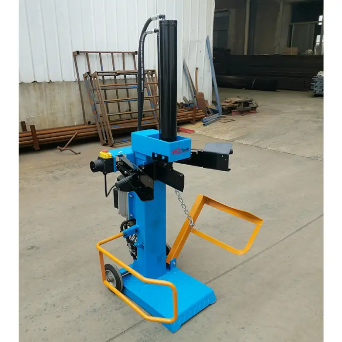 HYV10T-600 10T Short Electric Wood Log Splitter Vertical Tractor Log Splitter Firewood Processor Convenient Wood Split — image 3