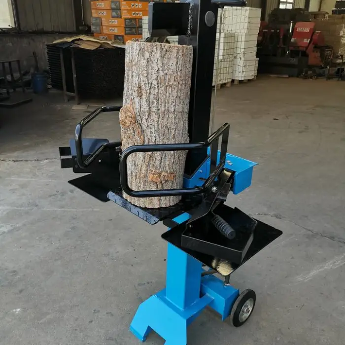 HYV10T-600 10T Short Electric Wood Log Splitter Vertical Tractor Log Splitter Firewood Processor Convenient Wood Split — image 5
