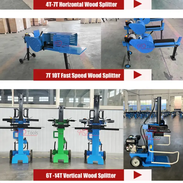 Practical but Useful Firewood Splitter HY5T-520-IV Log Cutter and Splitter Machine — image 7