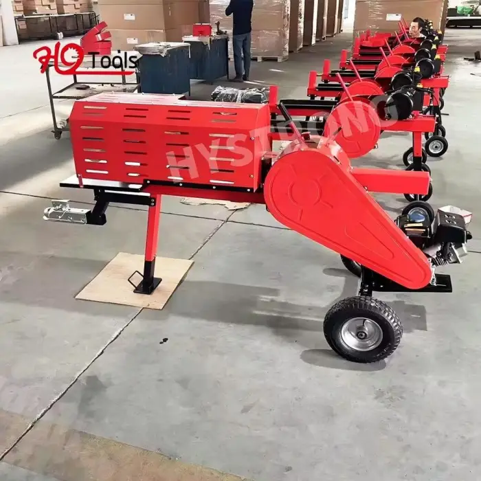 10 Ton Fast Wood Log Cutting Machine Electric Log Splitter HY10T-520F-I — image 5