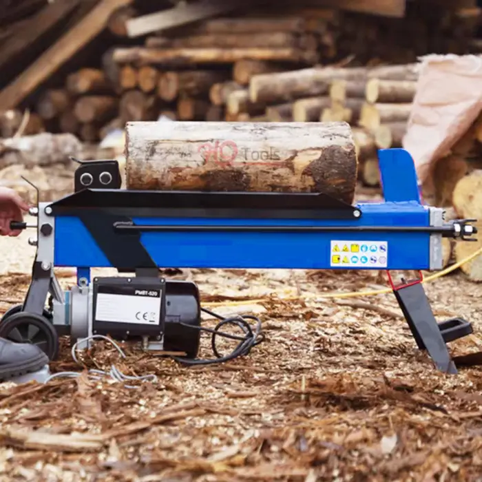 Hoooot!! CE Standard Cheap Wood Splitter for Sale Electric 4 5 6 7 Ton Manual Horizontal Hydraulic Log Splitter Price HY4T-370 — image 3