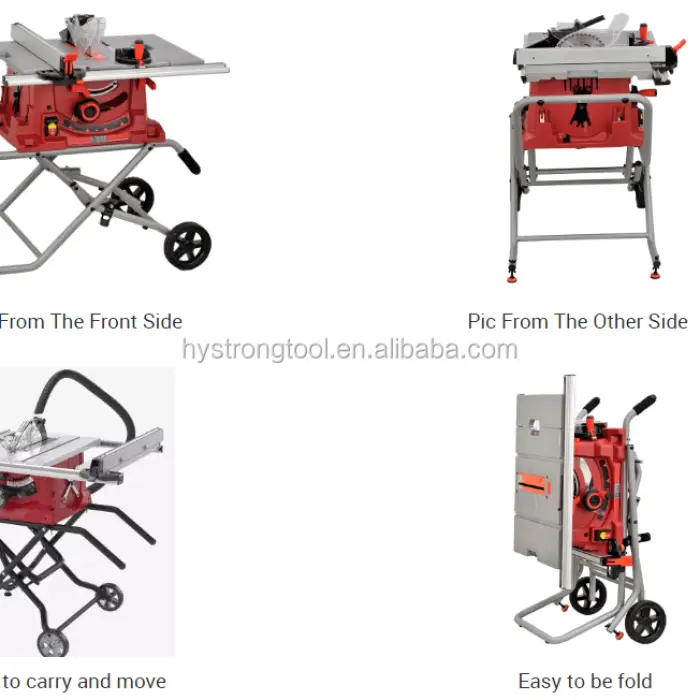 Customizable Fence Size High Speed Mini Sliding Table Saw Machine for Woodworking HY1H-ZP2-250 — image 6