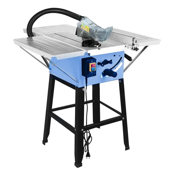 HY1YD-HK1-250C Hystrong Wholesale Good Feedback Sliding Table Saw Woodworking With Left Right Alu Profile Slide Extension Table — image 3