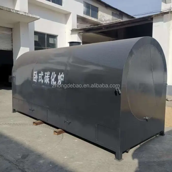 Supply Solid Wood Chip Carbonization Furnace Round Wood Jujube Wood Carbonization Carbon Making Machine Equipment — image 5