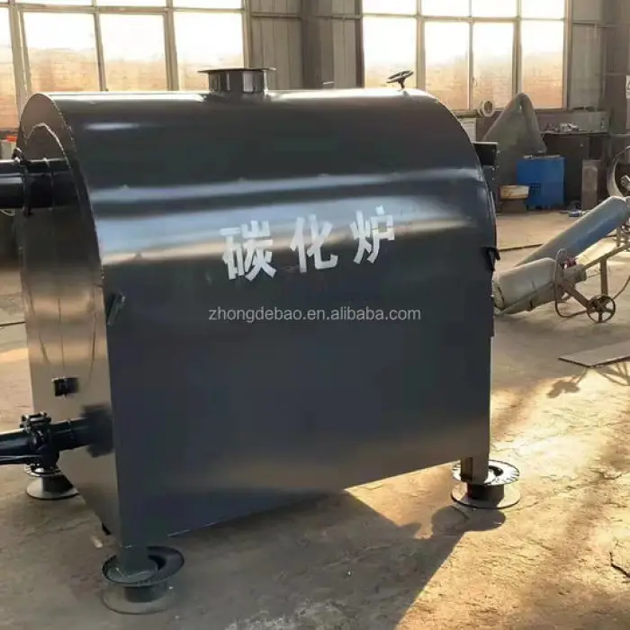 Supply Solid Wood Chip Carbonization Furnace Round Wood Jujube Wood Carbonization Carbon Making Machine Equipment — image 7