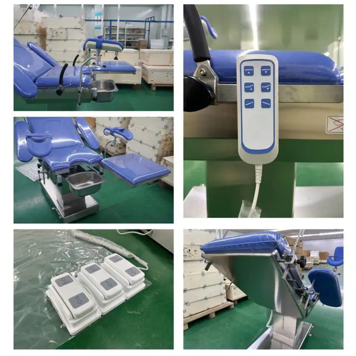 Stainless Steel Electric Obstetric Birthing Bed Hospital Clinic Gynecology Delivery Table CE ISO13485 Certified Factory Price — image 6