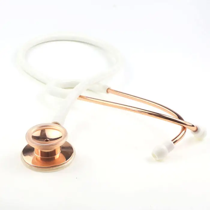 Wholesale Medical High Performance Dual Head Stainless Steel Stethoscope with Color Tube — image 5