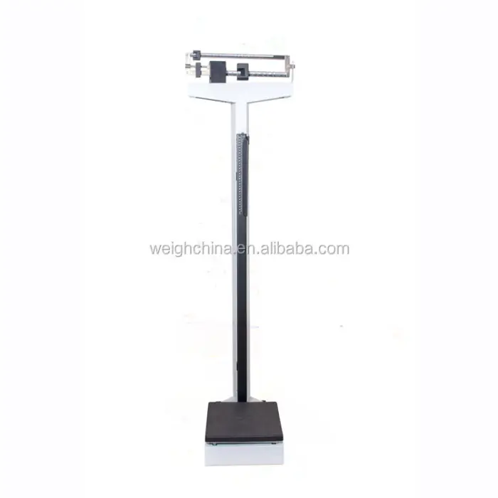 Adult Weighing Scale Mechanical Gym Scale With Height Rod — image 3