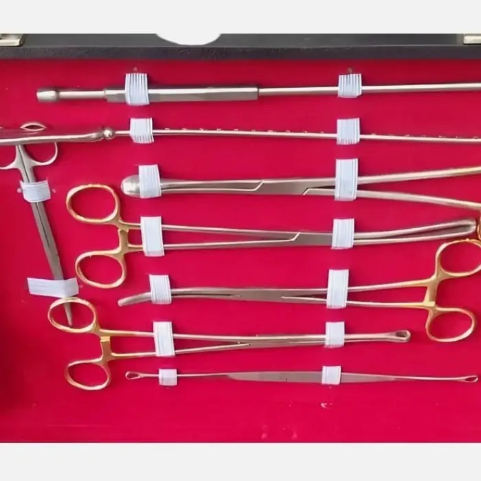 Premium Obstetrics & Gynecology Delivery Instrument Set 24 Pcs for Maternity Procedures German Grade Stainless Steel Kit — image 3