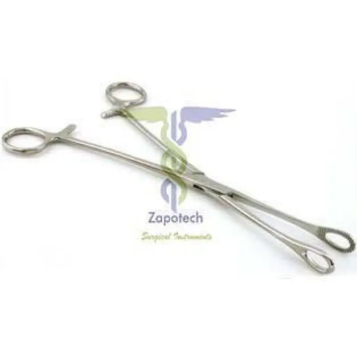 Regular Class I Stainless Steel Sponge Holding Forceps Manual Power Source Zapotech CE Certified Operation Use — image 2