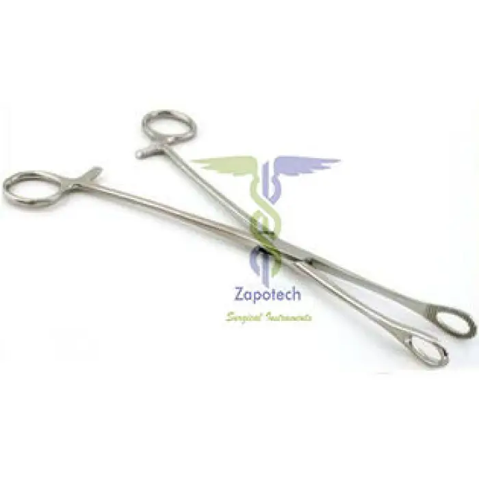 Regular Class I Stainless Steel Sponge Holding Forceps Manual Power Source Zapotech CE Certified Operation Use — image 3