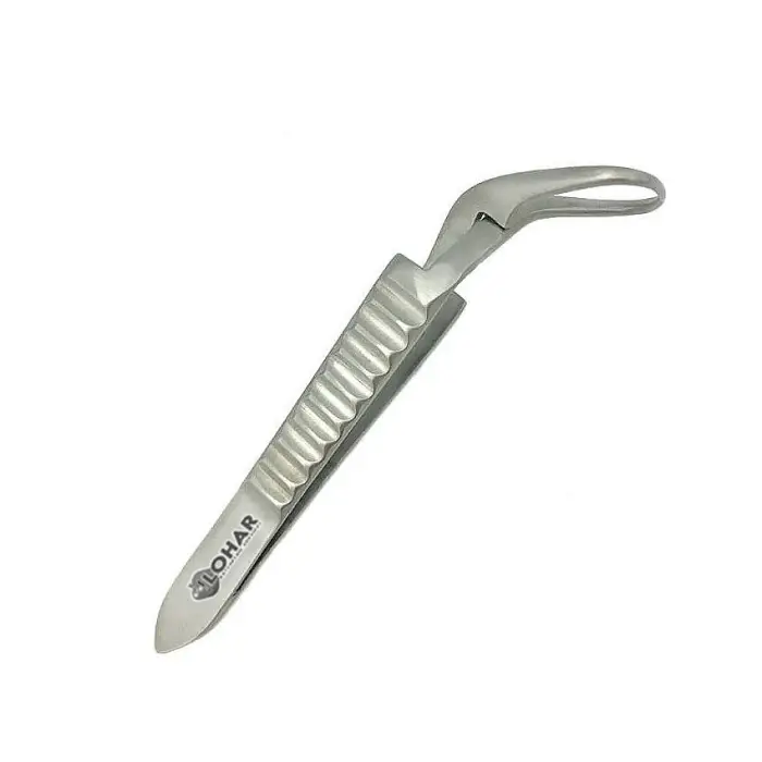 Autoclavable Stainless Steel Hospital Use Surgical Sponge Forceps With Ring Handles 7" (18cm), Straight Sponge Holding Forceps — image 4