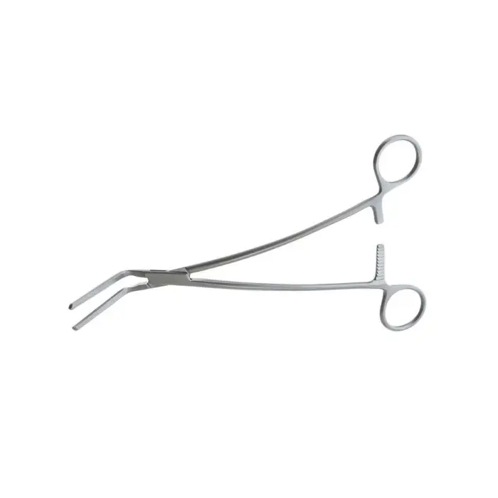 Satinsky Atraumatic Tangential Occlusion Clamp Stainless Steel CE Certified Manual Surgical Instrument Vascular Grip — image 5