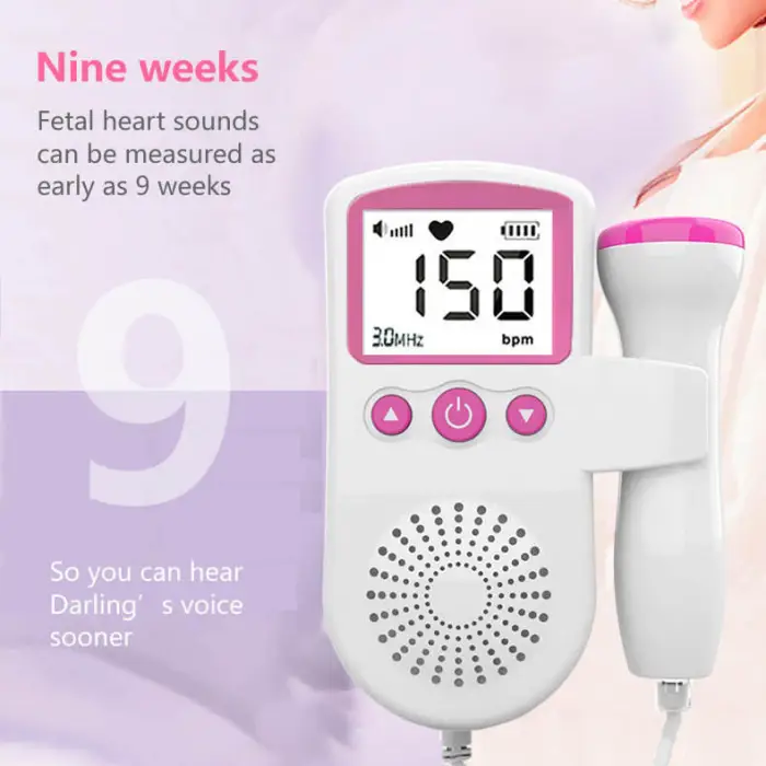 YUVNICE Ultrasonido Color Dopler Fetal Cardiotocograph Ultrasonic Flowmeter Ultrasound Machine Portable Fetal Doppler — image 4