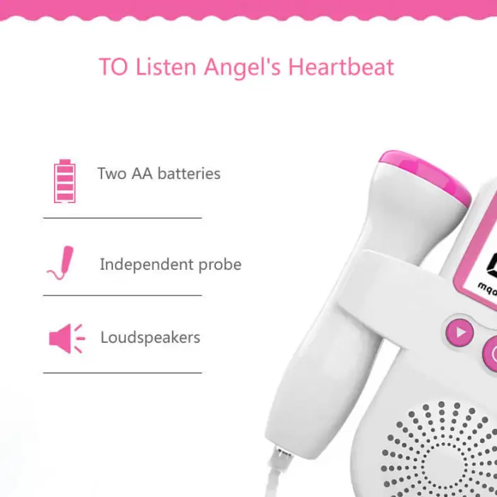 YUVNICE Ultrasonido Color Dopler Fetal Cardiotocograph Ultrasonic Flowmeter Ultrasound Machine Portable Fetal Doppler — image 5