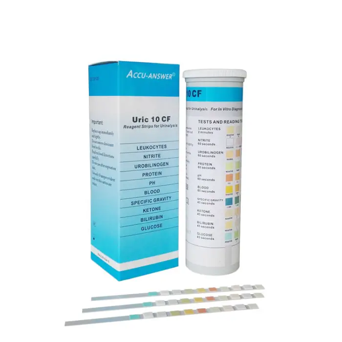 Wholesale 10 Parameters Urine Test Strips Paper Urinalysis System for Protein PH Sugar Analysis — image 3