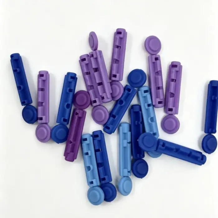 Disposable Blood Lancet Needle for Glucose Testing Safe Adult Diabetes Blood Testing Device — image 3