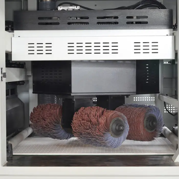Automatic Metal Sheet Plate Finishing Deburring Machine Metal Belt Sander Machine — image 4