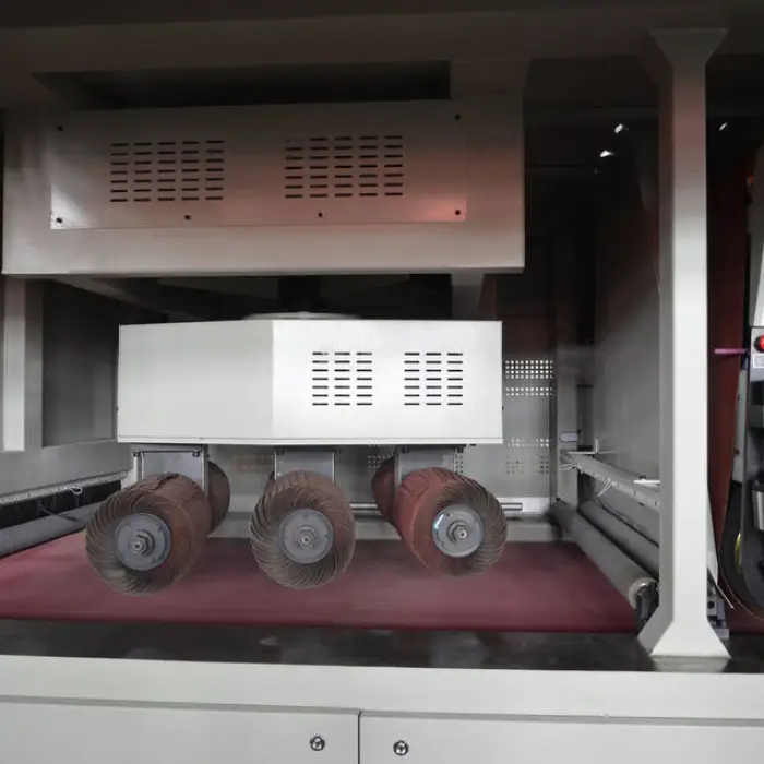 Automatic Metal Sheet Plate Finishing Deburring Machine Metal Belt Sander Machine — image 7