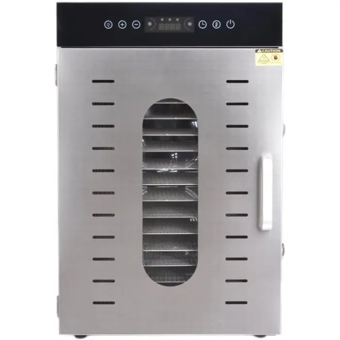 KR 16 Trays Electric Stainless Steel Industrial Food Dehydrator Machine Fruit Meat Vegetable Dryer Household Jerky Drying Oven — image 3