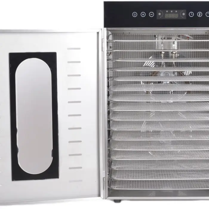 KR 16 Trays Electric Stainless Steel Industrial Food Dehydrator Machine Fruit Meat Vegetable Dryer Household Jerky Drying Oven — image 4