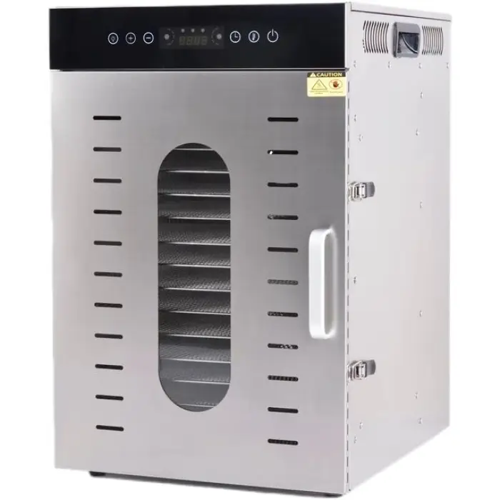 KR 16 Trays Electric Stainless Steel Industrial Food Dehydrator Machine Fruit Meat Vegetable Dryer Household Jerky Drying Oven — image 7
