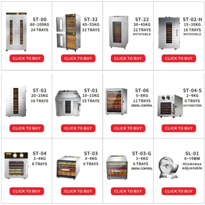 Heavybao Wholesale 32 Trays Commercial Vegetable Food Tomato Fruit Drying Machine Meat Dehydrator for Home Use catering equipment — image 5