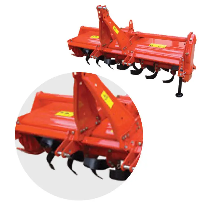 Heavy Duty High Rotary Tiller Agricultural Machinery Farm Cultivator Soil Tillage Machine for Tractor 1 Year Warranty — image 3