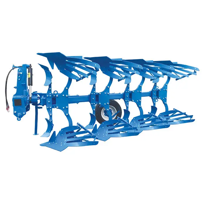 High Quality Agricultural Tools Semi Suspended 4 Furrow Hydraulic Plough Reversible for Turning Soil — image 5
