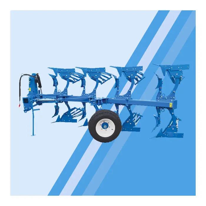 High Quality Agricultural Tools Semi Suspended 4 Furrow Hydraulic Plough Reversible for Turning Soil — image 7