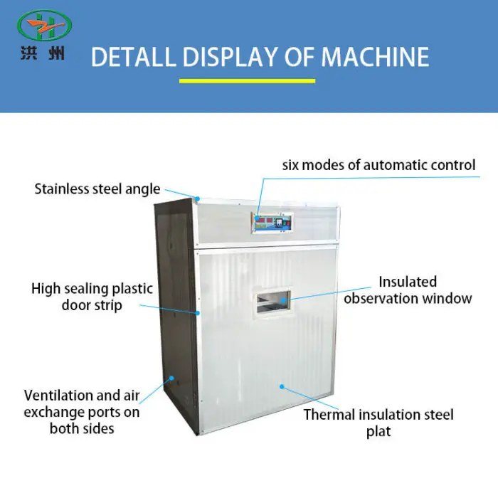 Hot Sale 1056 Egg Chicken Goose Ostrich Duck New Intelligent Control Poultry Hatchery Machine Incubator Automatic Egg Hatch High — image 3