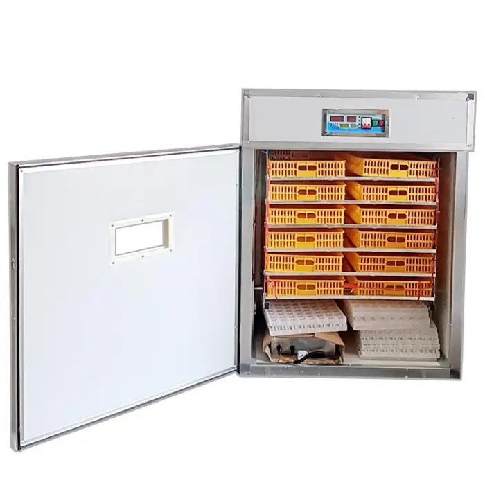 Popular New Fully Automatic Digital Multifunctional Small-Sized 1056 Egg Incubator Dual Power Supply PP Bird Chicken Duck Goose — image 3