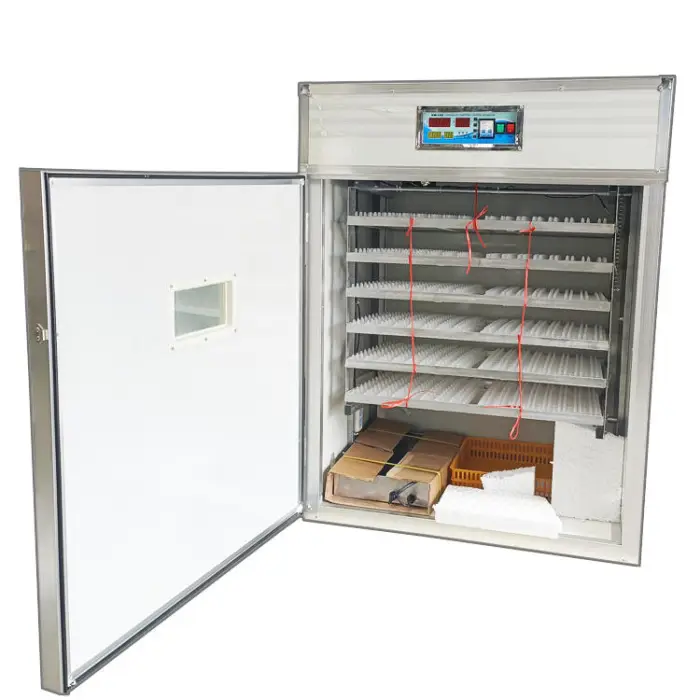 Popular New Fully Automatic Digital Multifunctional Small-Sized 1056 Egg Incubator Dual Power Supply PP Bird Chicken Duck Goose — image 4
