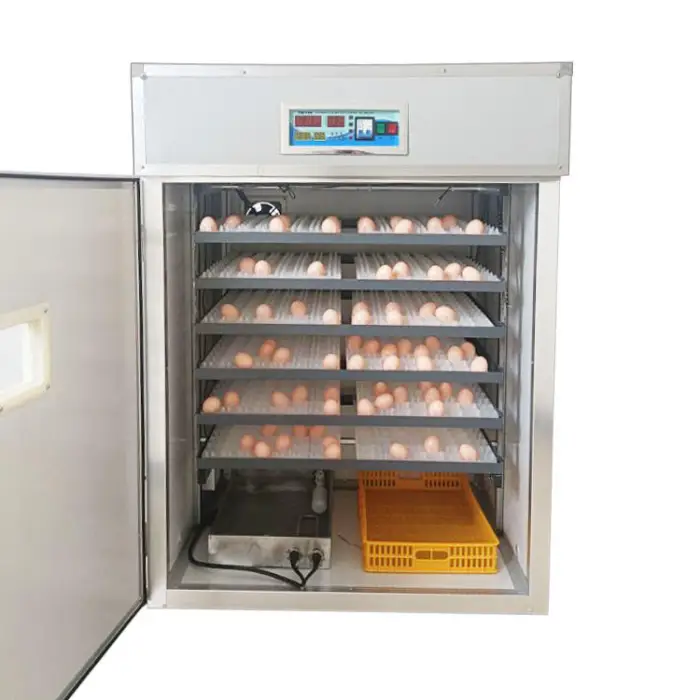 Popular New Fully Automatic Digital Multifunctional Small-Sized 1056 Egg Incubator Dual Power Supply PP Bird Chicken Duck Goose — image 5