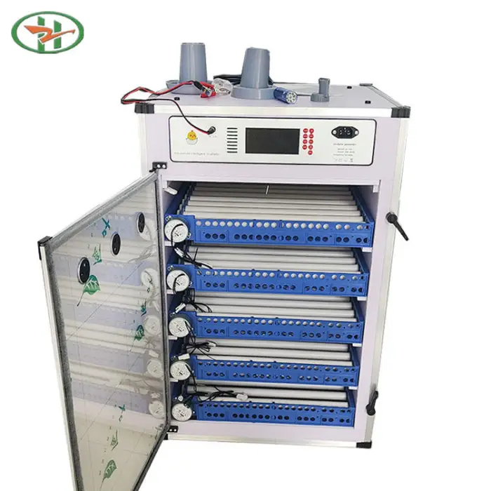 New Best Selling Dual Power Supply 340 Fully Automatic High Productivity Bird Egg Incubator Chicken Goose Duck Pigeon PC/PP — image 3