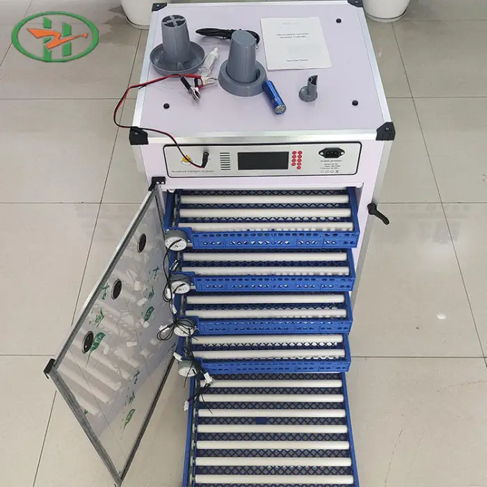 New Best Selling Dual Power Supply 340 Fully Automatic High Productivity Bird Egg Incubator Chicken Goose Duck Pigeon PC/PP — image 4