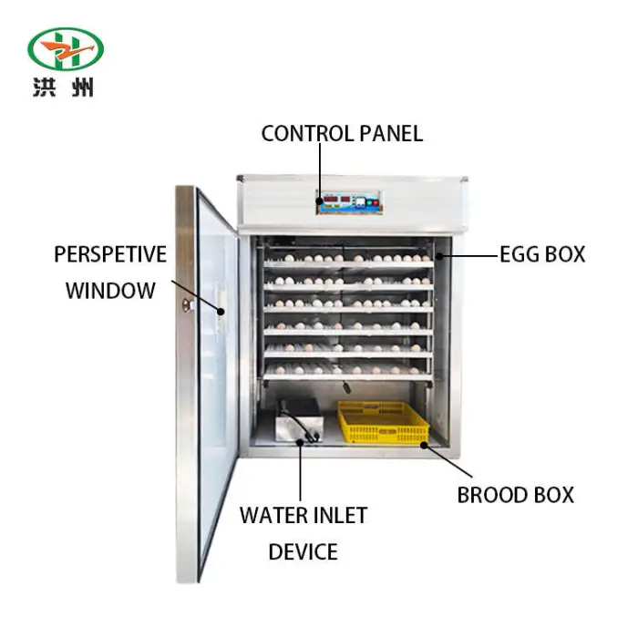 Factory Wholesale HZ-1056 Egg Incubator Automatic Hatching Machine Chicken Egg Hatcher Duck Goose Quail Solar System for Farming — image 4