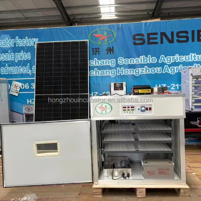 Manufacturer's New Solar Incubation Machine Automatic Hatching 528 Egg Incubators Ostrich Goose Chicken Duck PP Material 92-95% — image 7