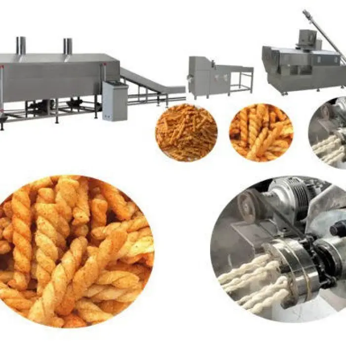 Maize Puff Snacks Machine Puffed Snacks Food Machine Extruder Puffed Core Filled Snack Food Production Line — image 4