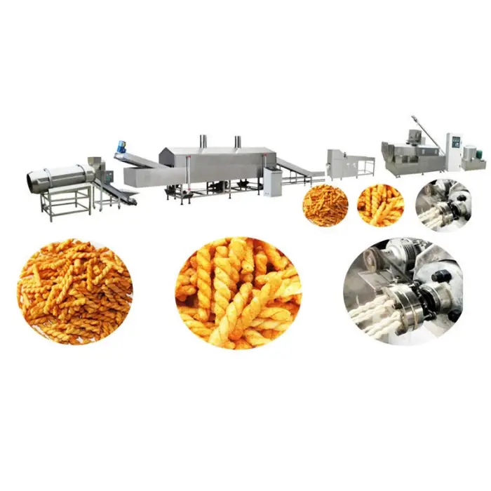 Maize Puff Snacks Machine Puffed Snacks Food Machine Extruder Puffed Core Filled Snack Food Production Line — image 5