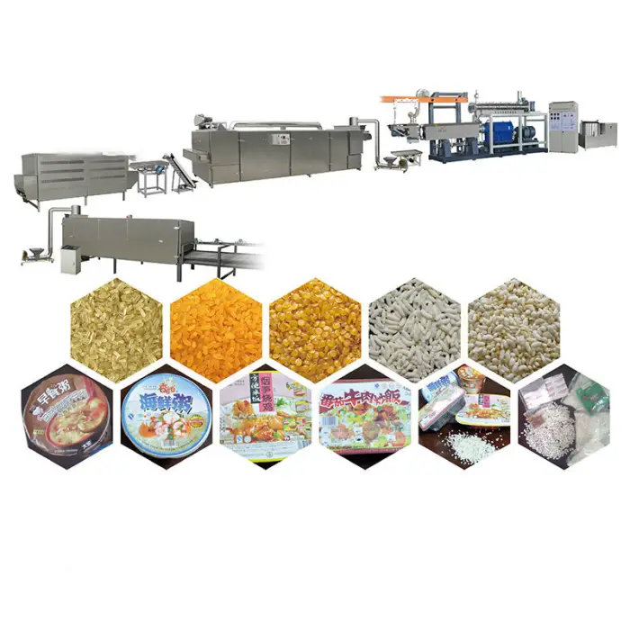 High Quality Automatic Instant Porridge Processing Production Making Machine Line — image 3
