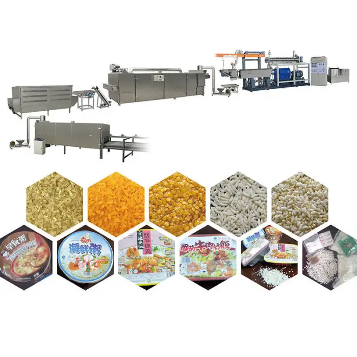 High Quality Automatic Instant Porridge Processing Production Making Machine Line — image 4