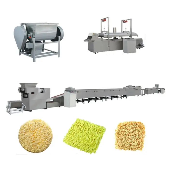Small Instant Fried Noodles Making Machine Production Line Automatic Instant Buckwheat Noodle Production Line — image 3